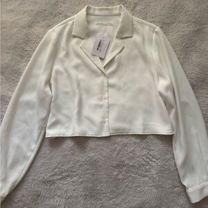 Oak + fort cropped blouse